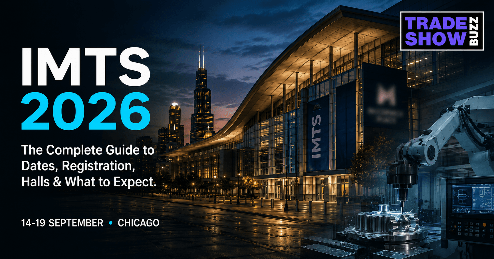 IMTS 2026: The Complete Guide to Dates, Registration, Halls & What to Expect
