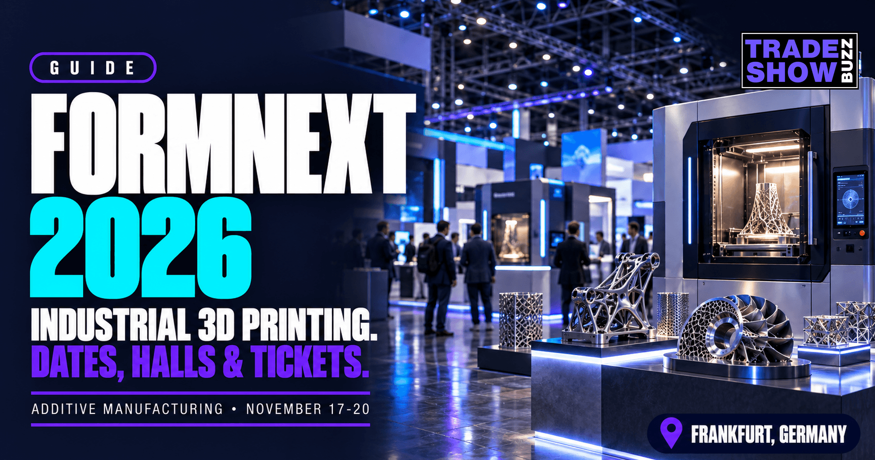 Formnext 2026 Guide: Dates, Halls & Tickets