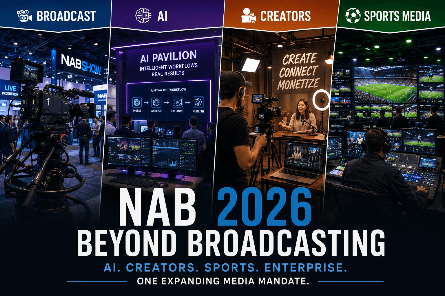 NAB Show 2026 Recap: AI, Creators, and the Show's Expanding Media Mandate