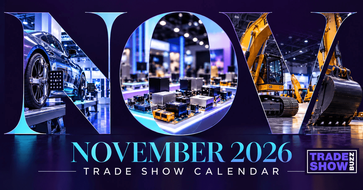 November 2026 Trade Shows: 55+ Major Events, Dates & Planning Guide